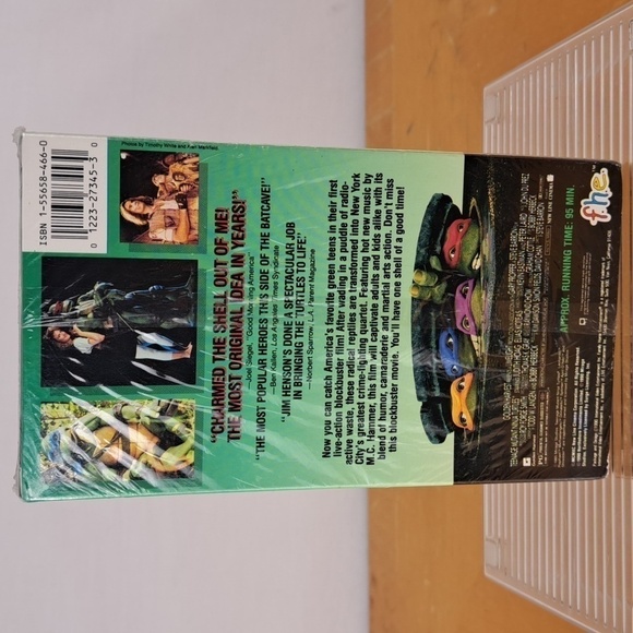 Vintage 1990 Pizza Hut Teenage Mutant Ninja Turtles Movie sealed VCR tape - Picture 4 of 7